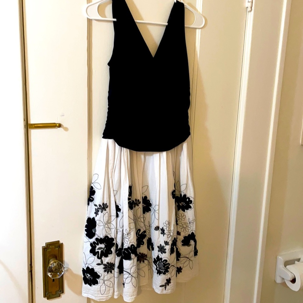 Black and white dress